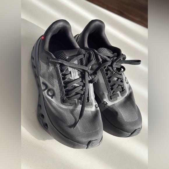 On Cloudsurfer Next Women’s Road Running Shoes Size W6 Black Eclipse Lace Up - Picture 1 of 6